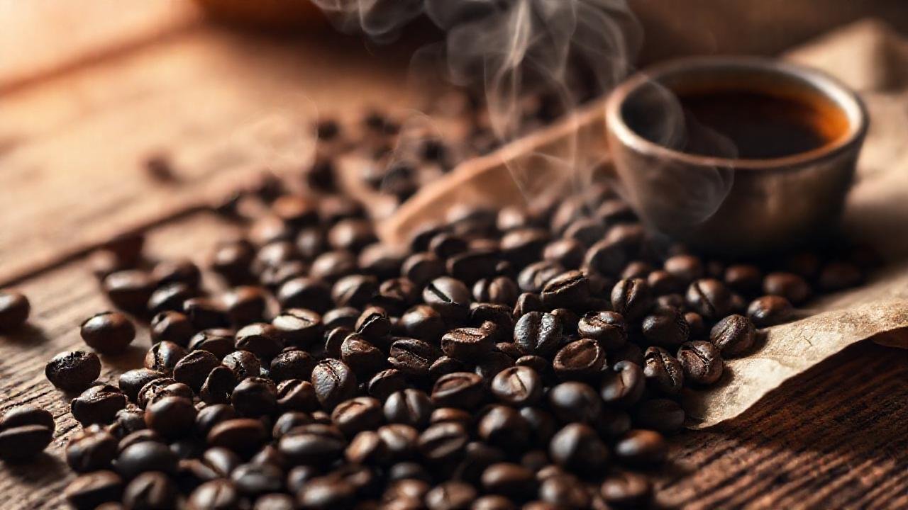 Café tostado exuda aroma y elegancia