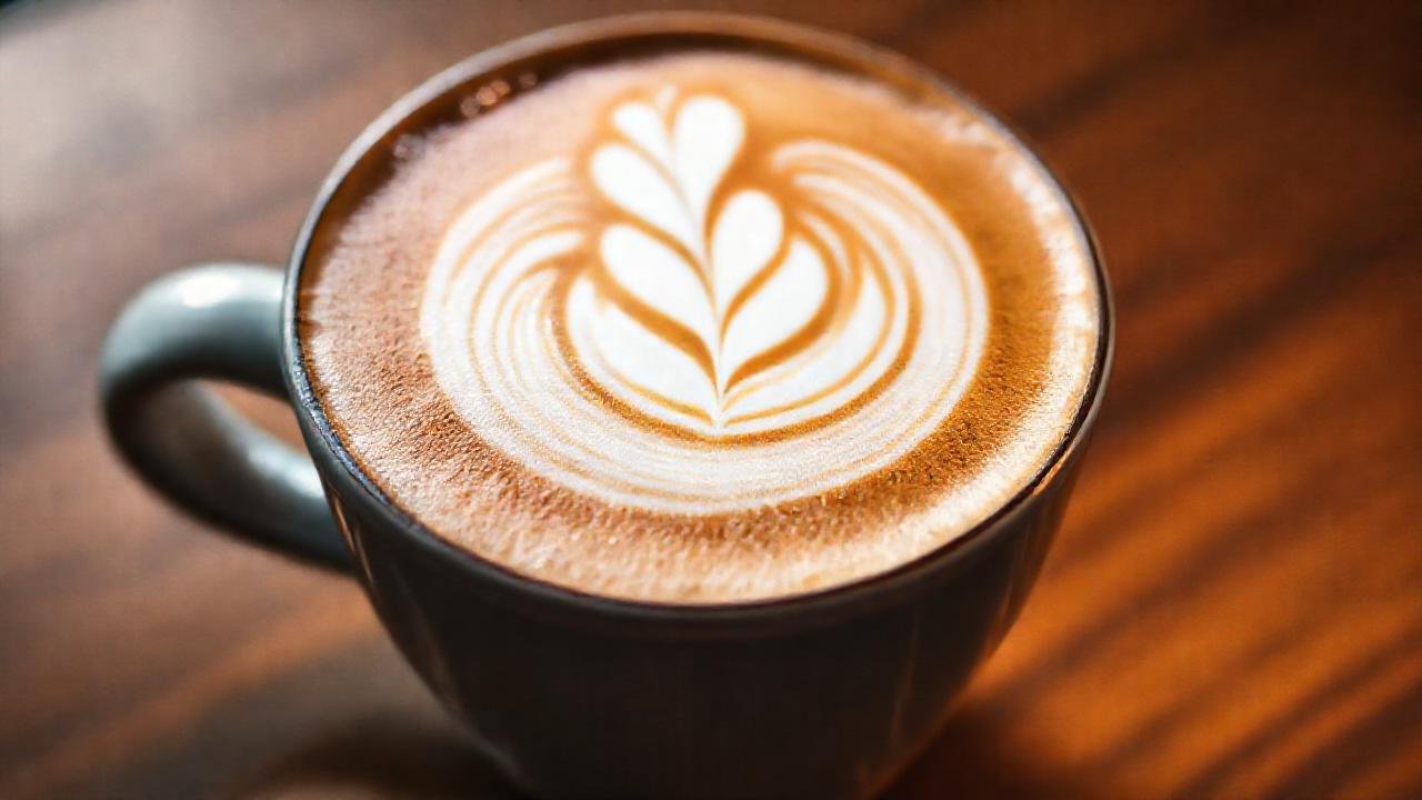 El arte del latte crea diseños hermosos