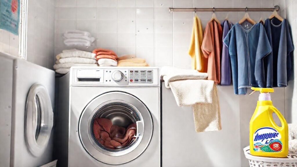 Un detergente limpia ropa brillante y fresca