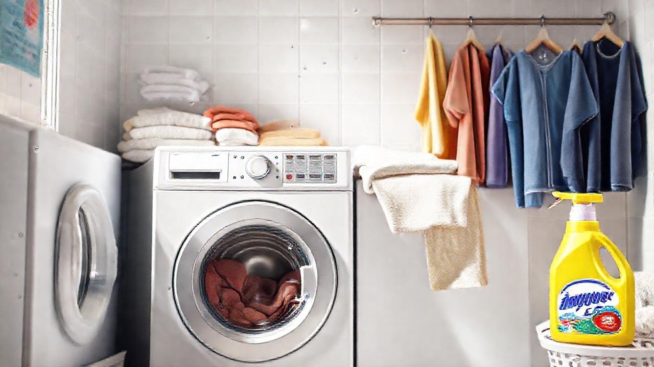 Un detergente limpia ropa brillante y fresca
