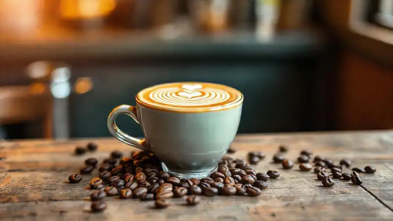 Café vegano, arte y ambiente cálido