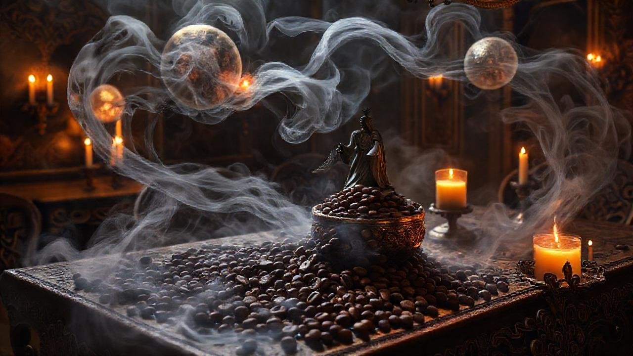 Un café místico y onírico emerge