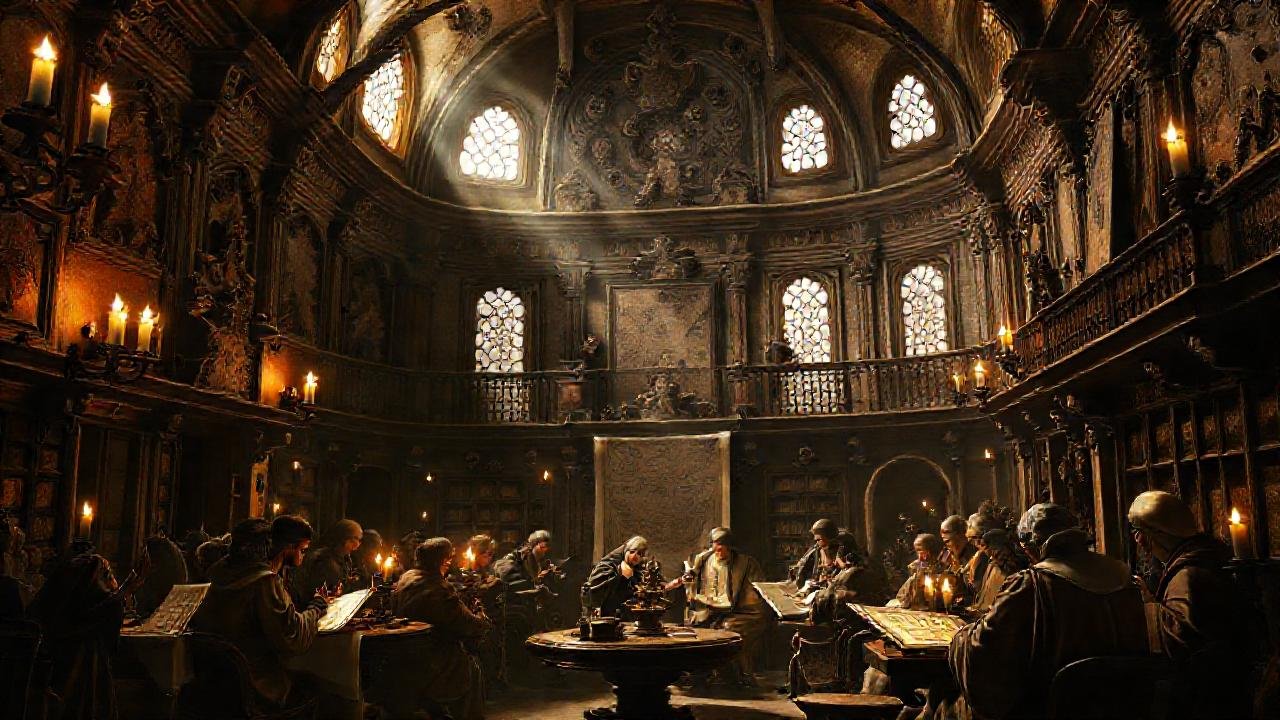 Un café renacentista, lleno de debate