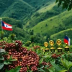 Café hondureño: premios y colores vibrantes