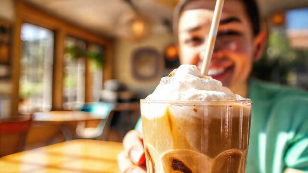 Un café brillante y alegre