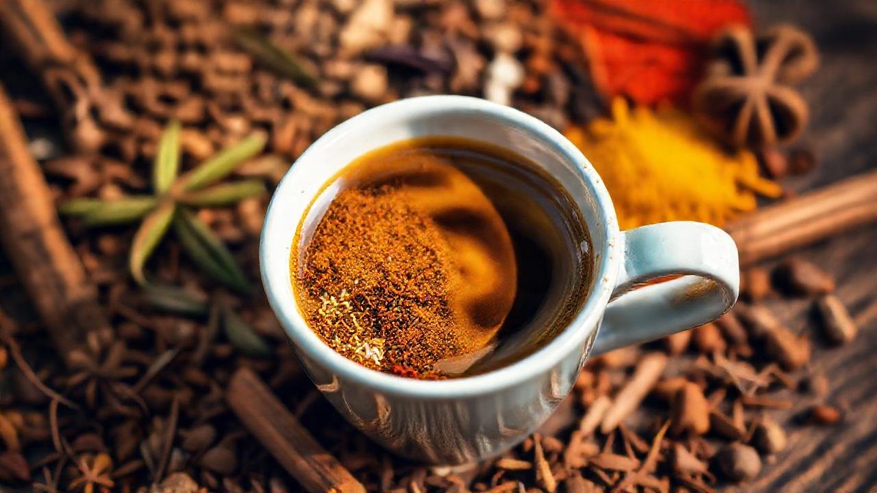 Café y especias evocan calma natural