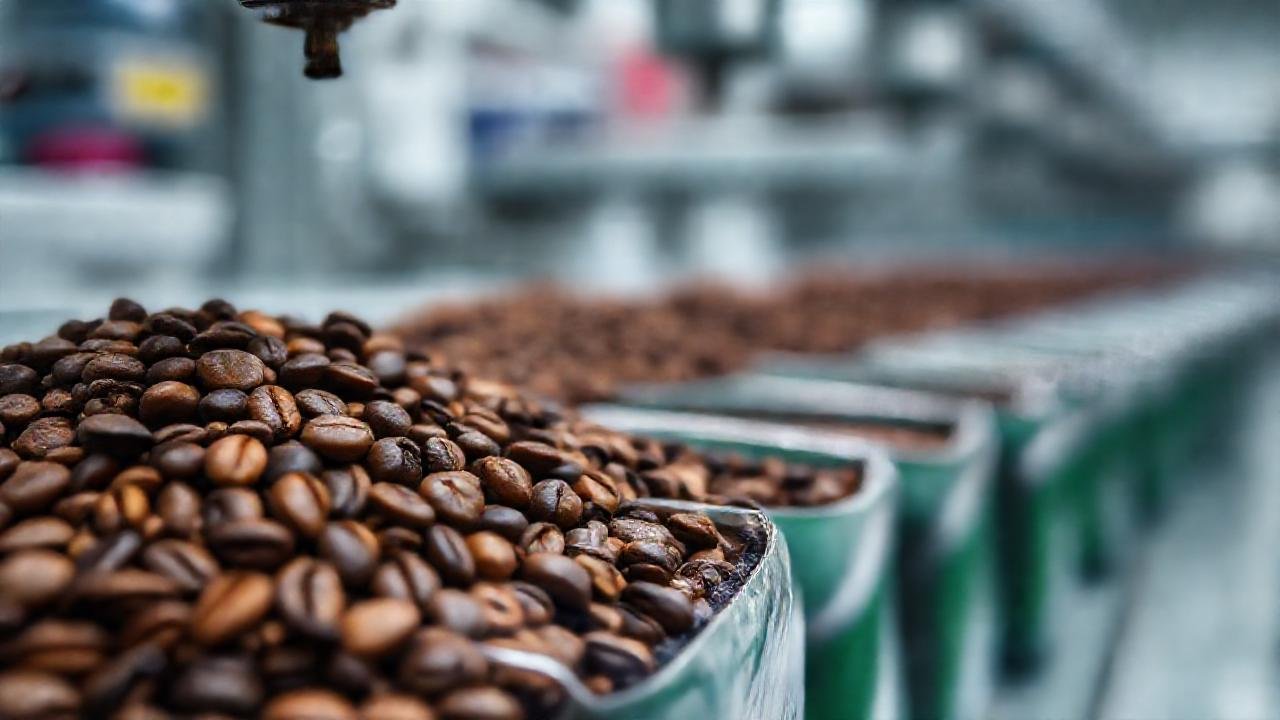 Granos de café: diseño moderno y vibrante