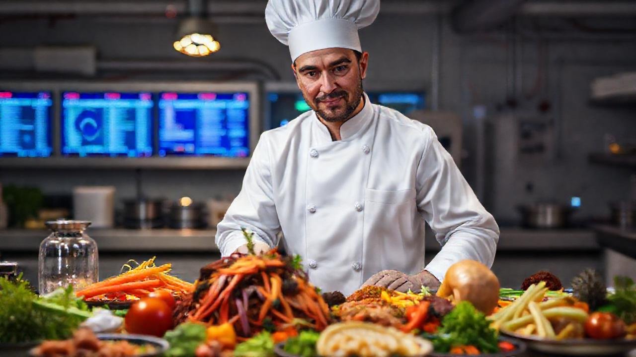 Cocina de alta tecnología, precisión brillante