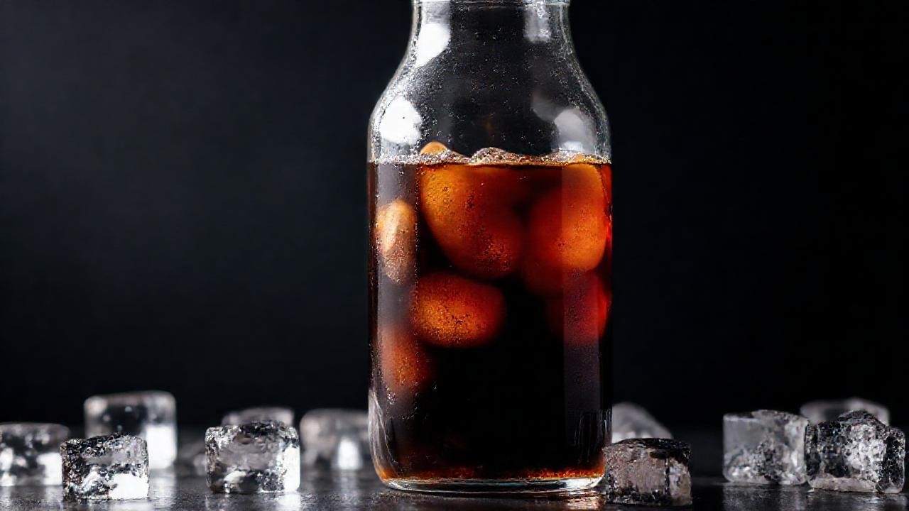 Café helado, refrescante y vibrante