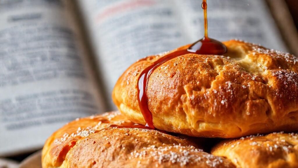 Biscocho caliente y café invitantes