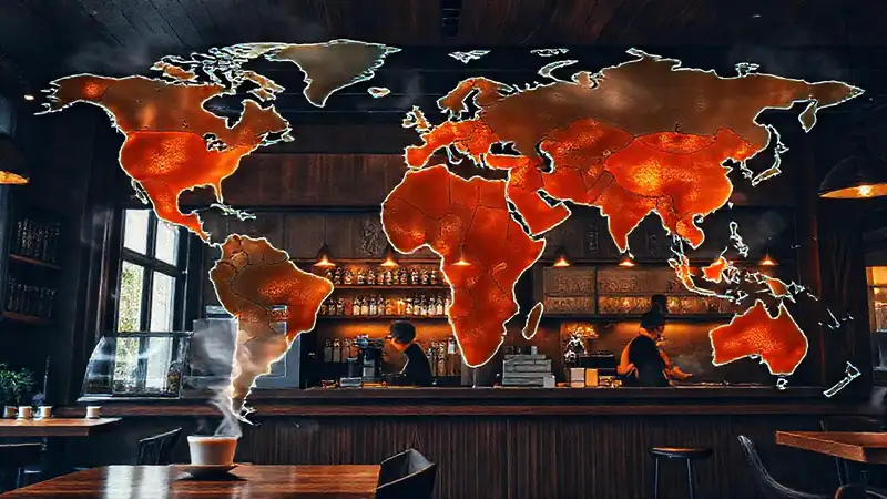 Cafés modernos ofrecen experiencias de viaje