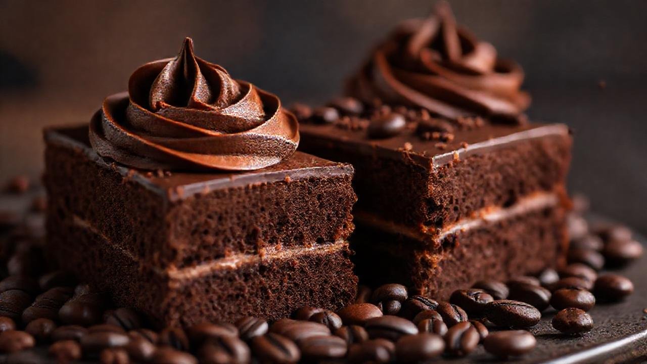 Un postre oscuro y seductormente apetitoso