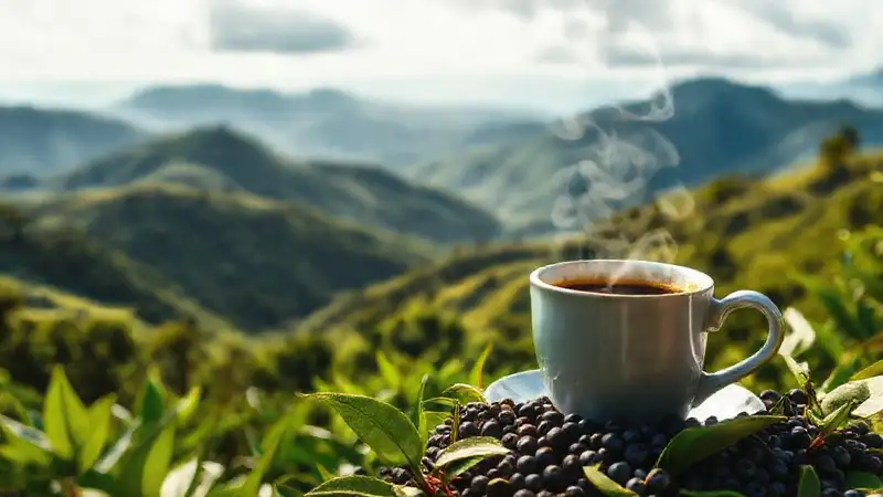 Café Blue Mountain: belleza, aroma y detalle