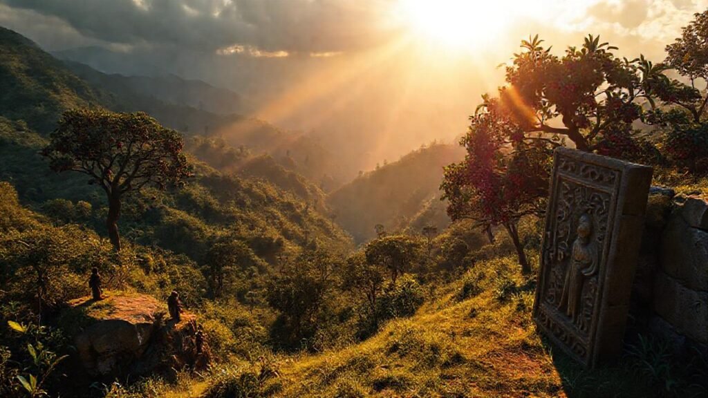 Las laderas etíopes ancestrales irradian misterio y color