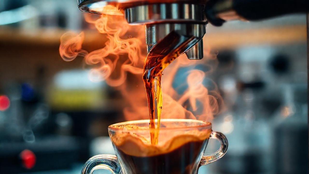 Café científico, extracción dinámica y vibrante