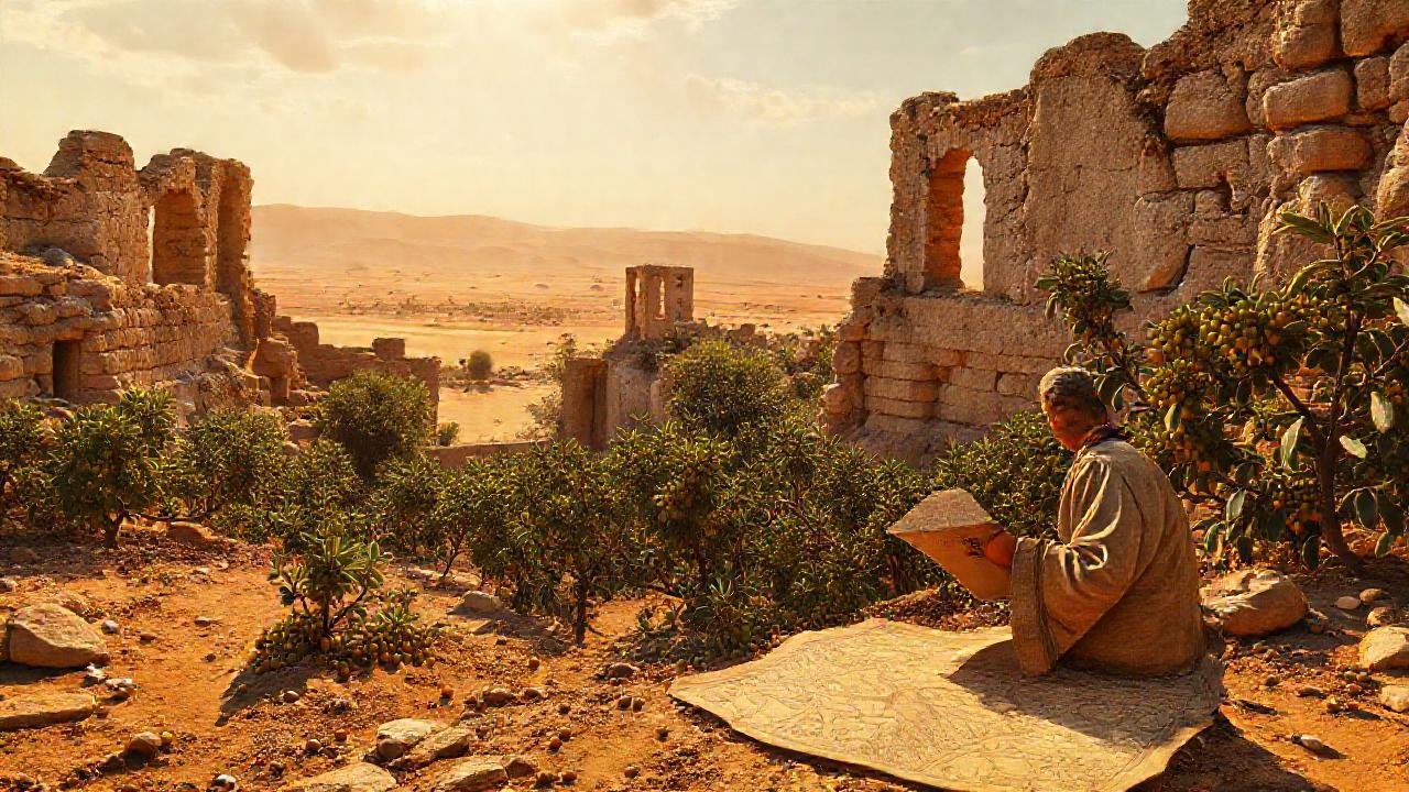 Un arqueólogo descubre un café antiguo