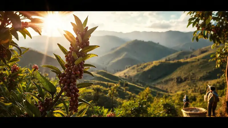 Los Andes peruanos muestran café y cosecha