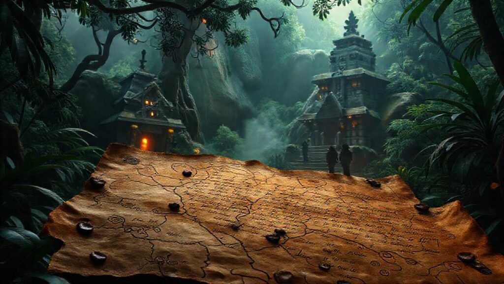 Un mapa antiguo revela un templo oculto