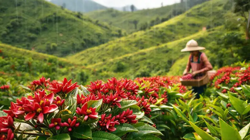 Plantación Kona: belleza y café vibrante