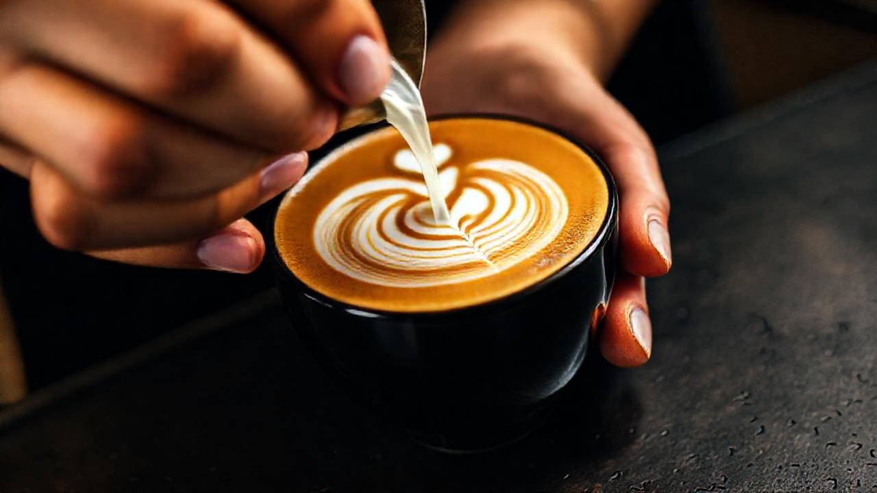 Arte latte: elegancia y detalles en café