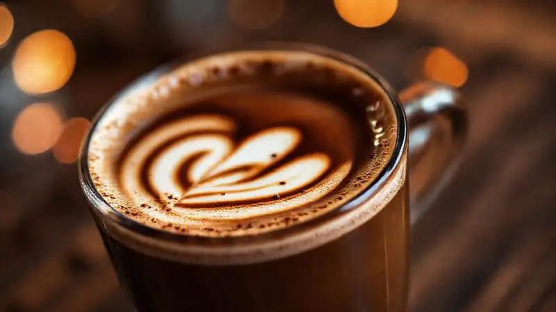 Un capuchino oscuro con aroma especiado
