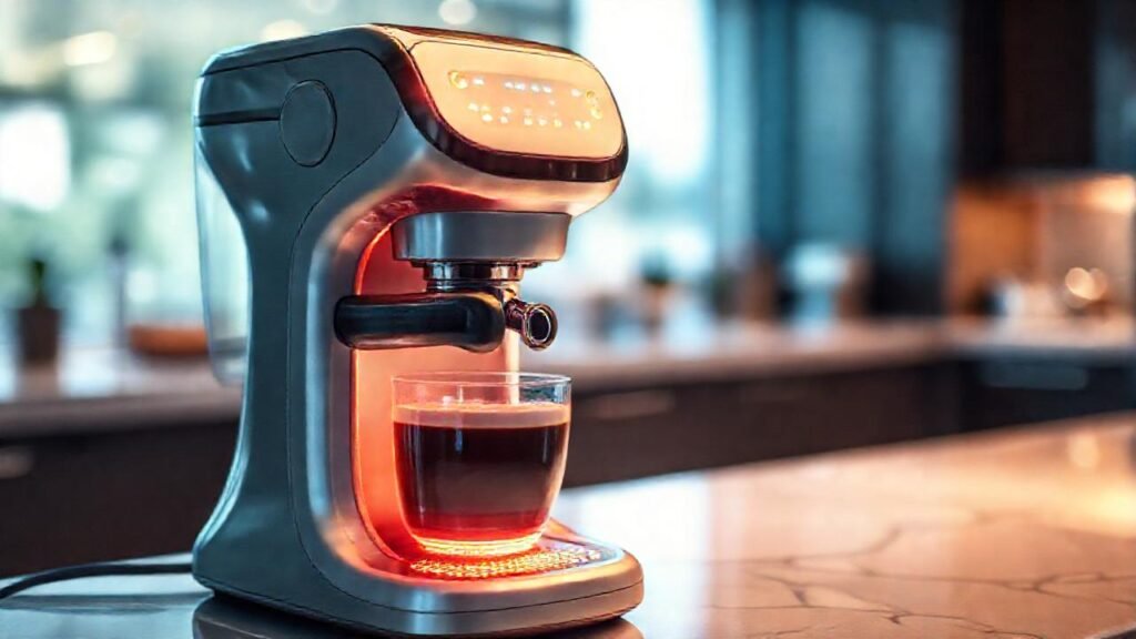 Máquina de café futurista