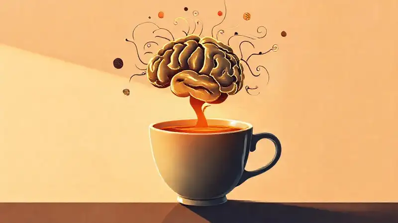 Un diseño abstracto de pensamientos cálidos