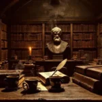 Una biblioteca antigua