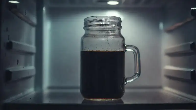 Jar oscuro se difumina en frío