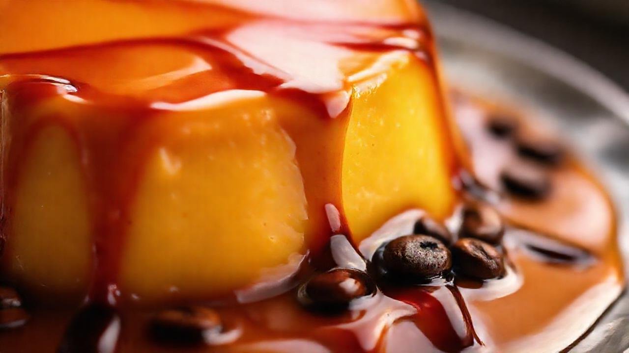 Un flan dorado invita al placer