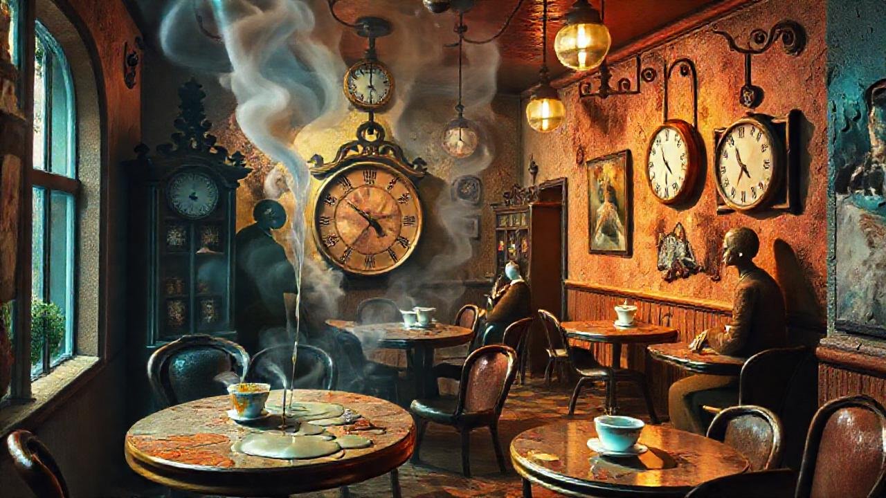 Un café surrealista, onírico y vibrante