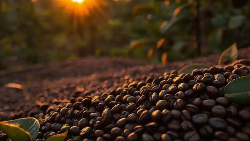 Café brasileño oscuro