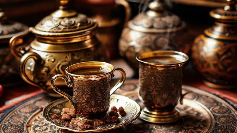El café turco evoca tradición y calidez