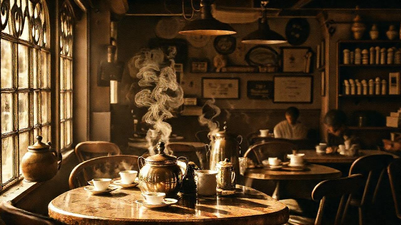 Café antiguo evoca nostalgia y calma