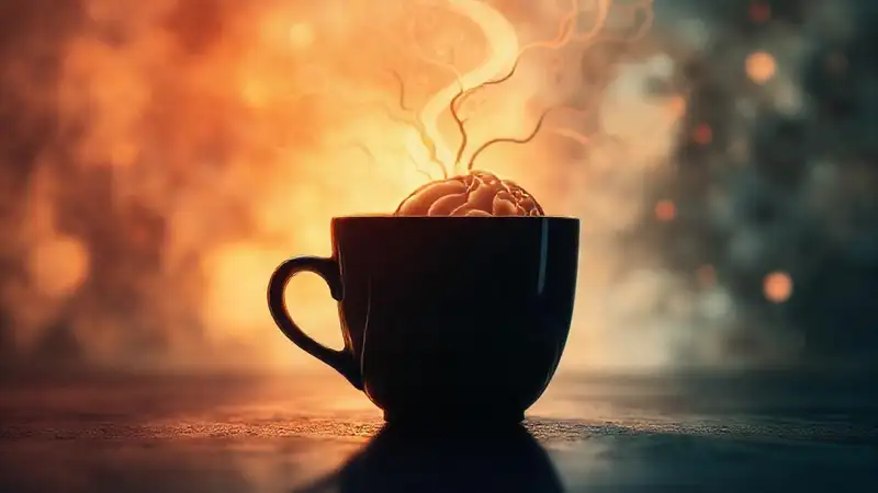 Taza de café, cerebro y ciencia