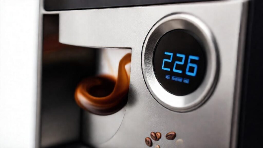 Máquina de café moderna