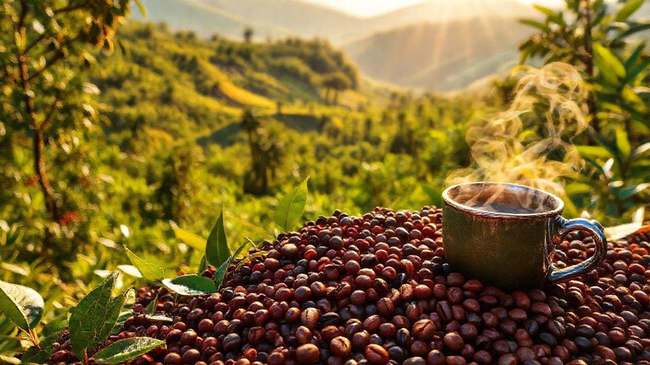 Café cultivado: belleza y sabor intenso