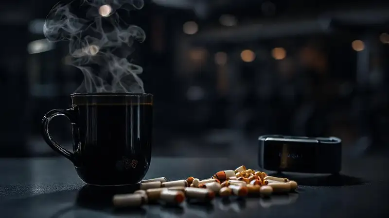 Énfasis en la salud con café