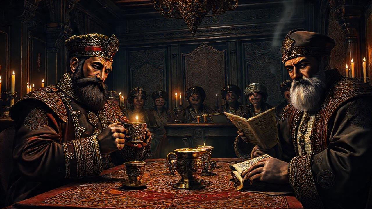 La corte otomana evocaba una atmósfera histórica