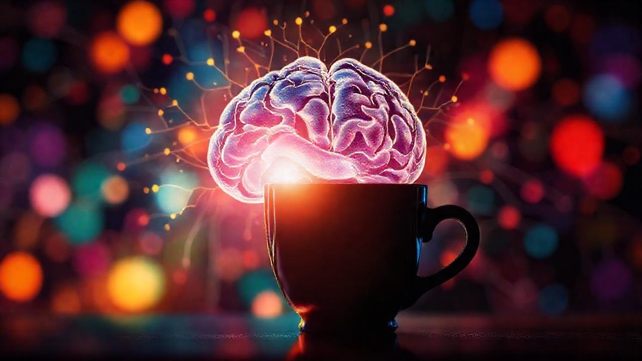 La ilustración visualiza la función cerebral