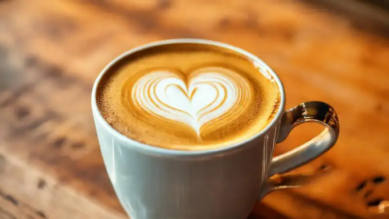Leche vegana con café