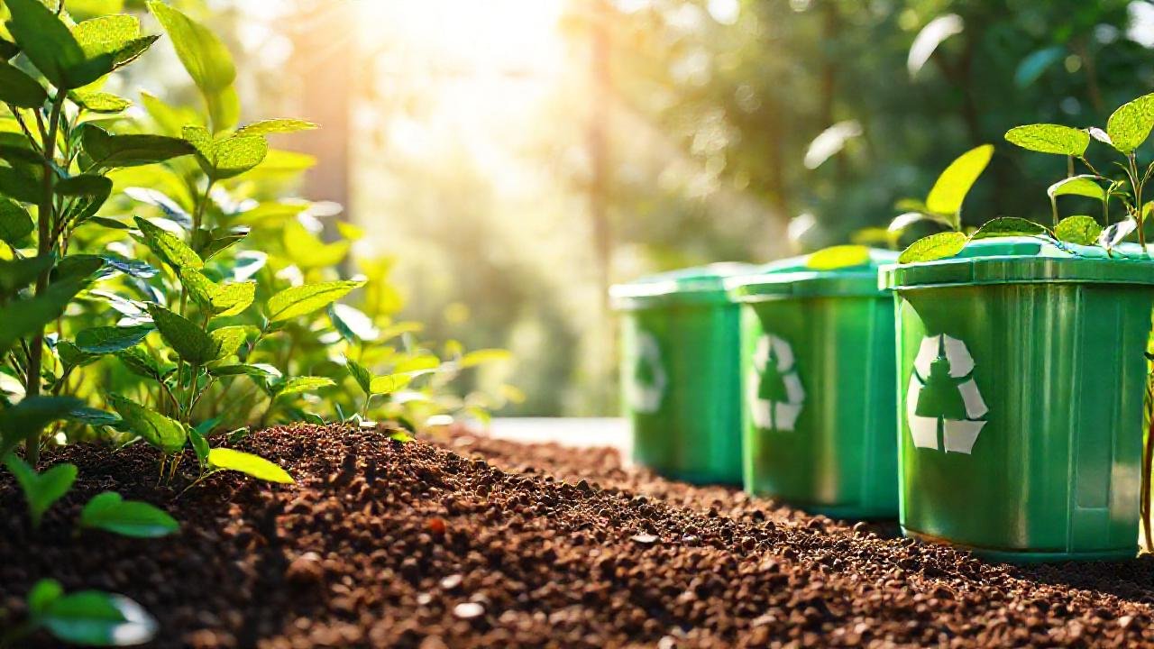 Reciclaje sostenible y esperanzador en diseño limpio