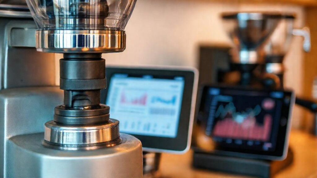 Diseño moderno y técnico para café