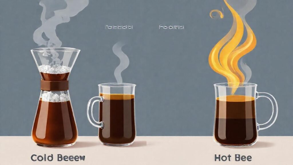 Comparación de métodos de café caliente