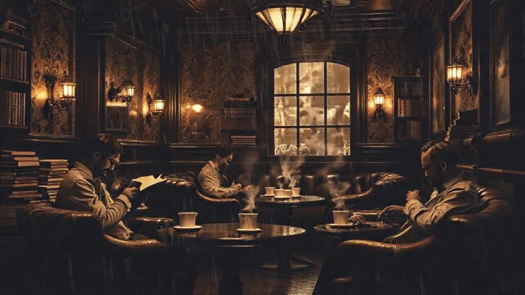 Un café victoriano evocaba nostalgia y melancolía