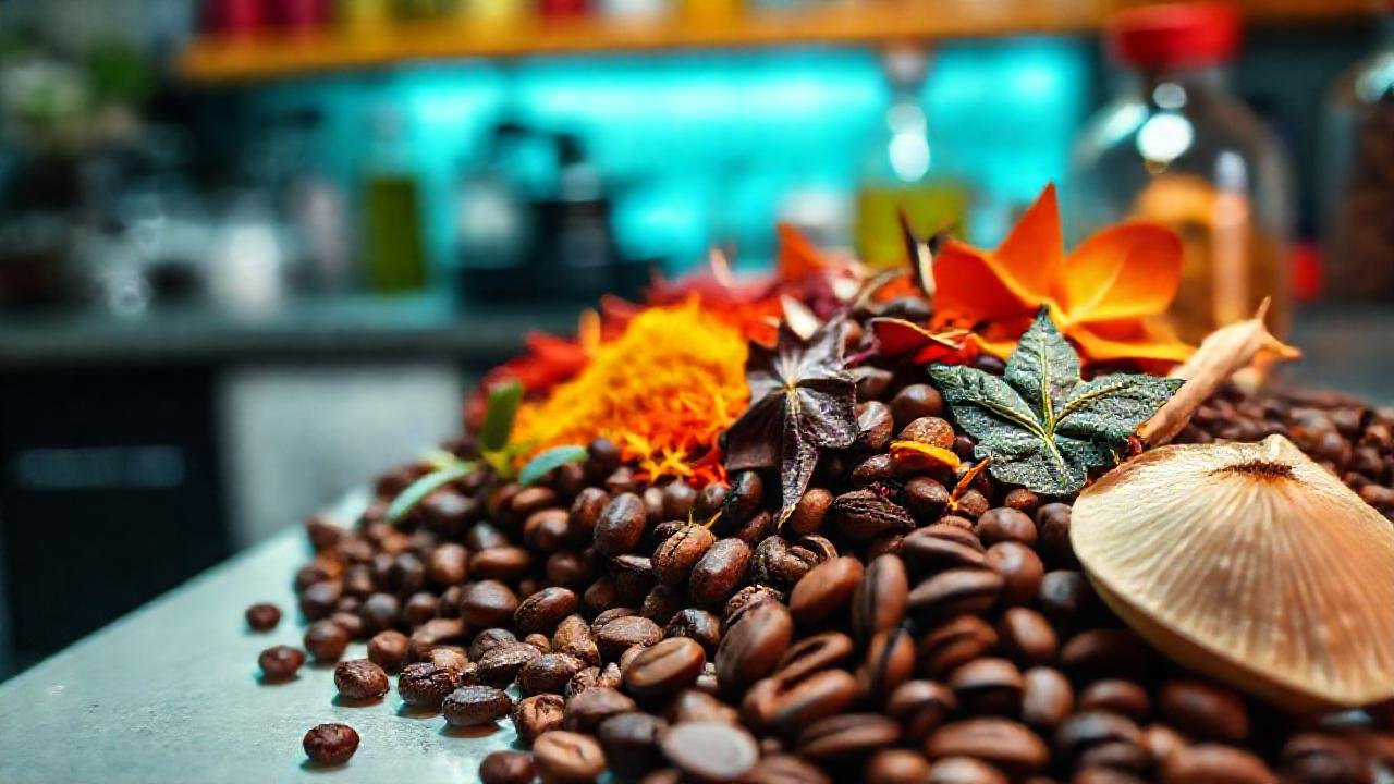 Espices y café crean diseño moderno