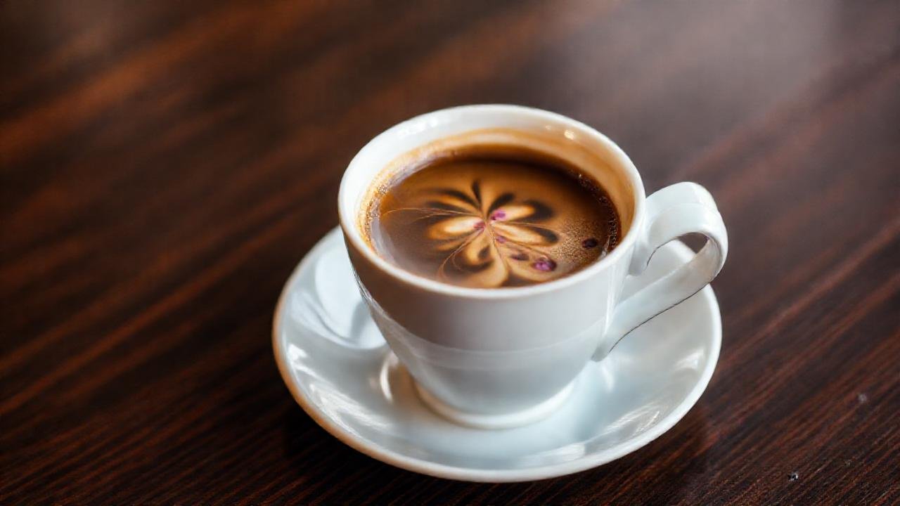 Una taza elegante ofrece un aroma floral