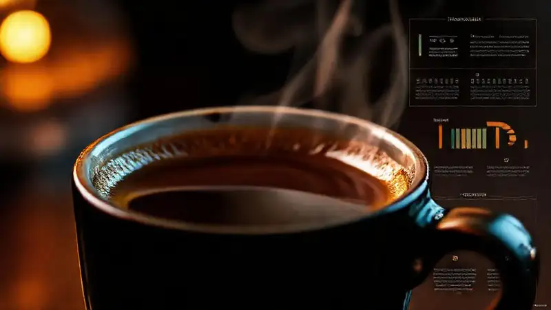 Taza de café elegante y moderna