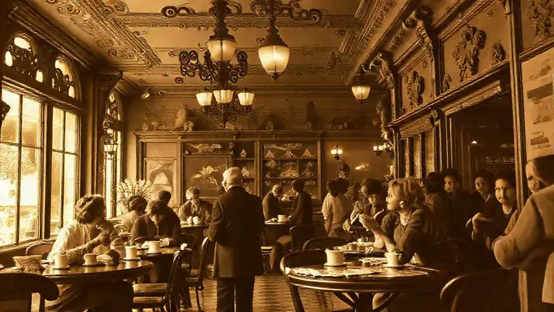 Café victoriano: historia