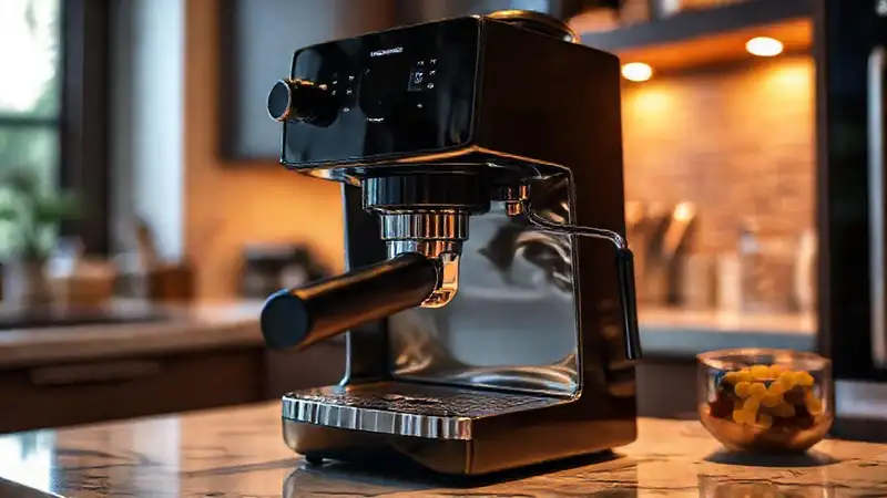 Máquina de espresso moderna